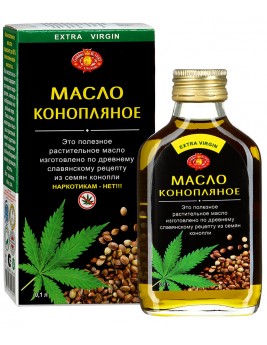 Конопляное Масло Golden Kings нерафинированное 100мл в стекле